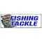 Signmission FISHING TACKLE BANNER SIGN fish rods reels rentals sale hooks boats B-72 Fishing Tackle - alternate 1